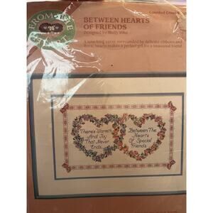 1988 Dimensions From The Heart "Between Hearts of Friends" #53529 Molly John